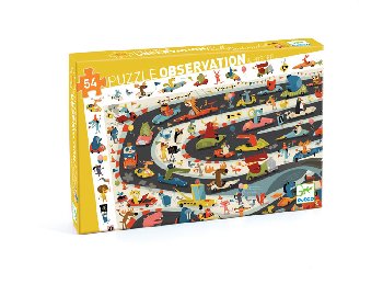 Automobile Rally Observation Puzzle (54 pieces)