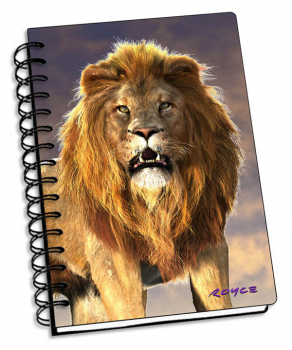 Lion 3D Notebook 4" x 6"