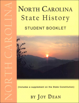 North Carolina State History from a Christian Perspective Student Book only