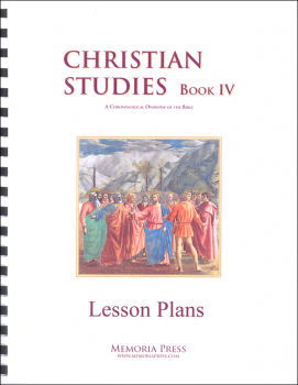Christian Studies Book IV Lesson Plans