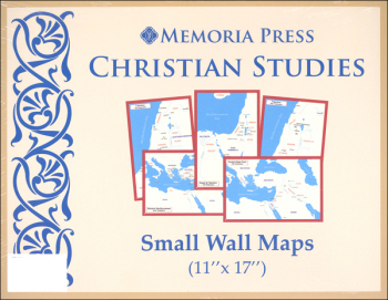 Christian Studies Small Wall Maps (11" x 17")