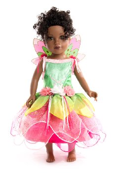 Springtime Fairy Doll Dress with Wings