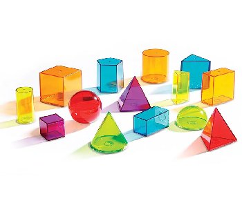 View-Thru Geometric Solids - Set of 14