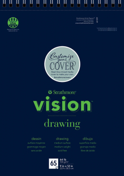 Strathmore Vision Drawing Pad - 11" x 14" (65 sheets)
