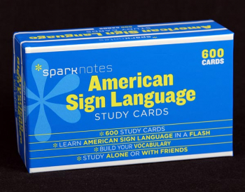 American Sign Language SparkNotes Study Cards