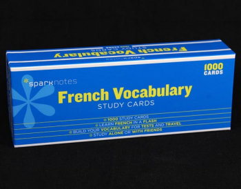 French Vocabulary SparkNotes Study Cards