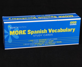 More Spanish Vocabulary SparkNotes Study Cards