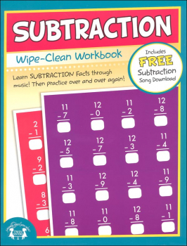 Subtraction Wipe-Clean Workbook