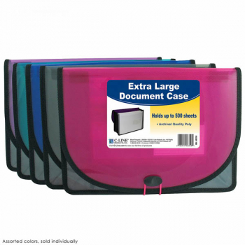 Extra Large Document Case (Assorted Colors)