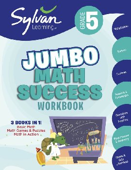Sylvan Learning 5th Grade Jumbo Math Success Workbook