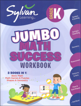 Sylvan Learning Kindergarten Jumbo Math Success Workbook