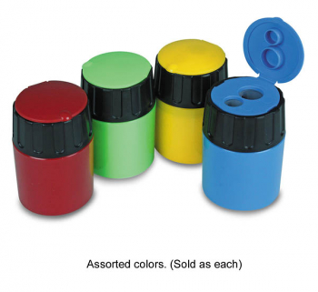 Eisen 2-Hole Canister Sharpener with Lid - Assorted Color