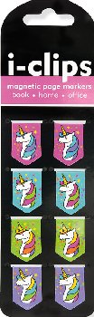 i-Clips Unicorns Magnetic Page Markers