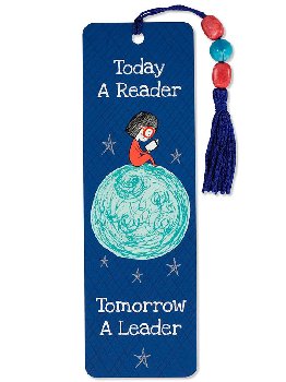 Today a Reader Tomorrow a Leader Beaded Bookmark