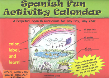 Spanish Fun Activity Calendar