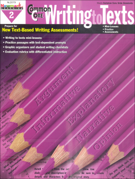 Common Core Writing to Texts - Grade 2 | Newmark Learning | 9781478803935