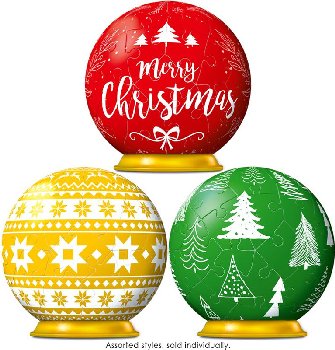 3D Christmas Ornaments Puzzle (assorted colors)