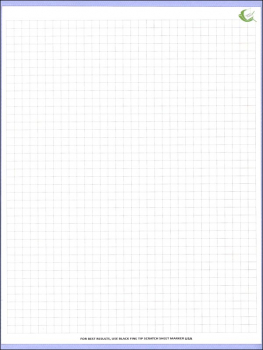 Grid Scratch Sheet / Reusable Scratch Sheet (8.5 x 11")