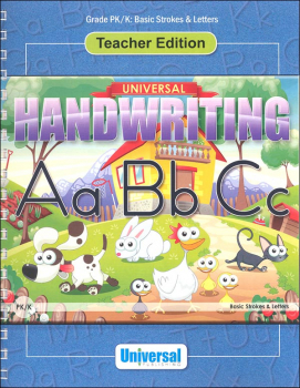 Basic Strokes & Letters - Grade PK/K Teacher Edition (Universal Handwriting Series)