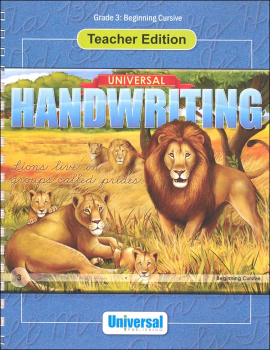 Beginning Cursive - Grade 3 Teacher Edition (Universal Handwriting Series)