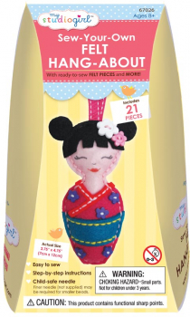 Sew-Your-Own Felt Hang-Abouts - Japanese Girl