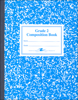 Flex Cover Blue Marble Composition Notebook - Grade 2 (Ruled - 50 sheets)