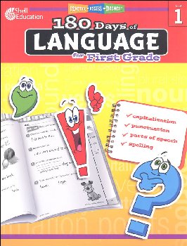 180 Days of Language for First Grade (Practice, Assess, Diagnose)