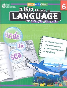 180 Days of Language for Sixth Grade (Practice, Assess, Diagnose)