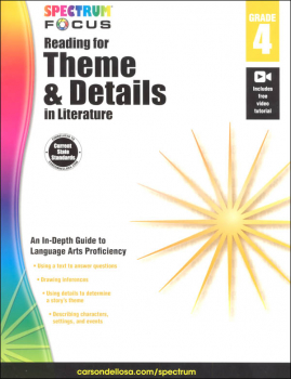 Reading for Theme and Details in Literature Grade 4 (Spectrum Focus)