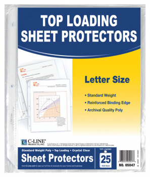 Sheet Protectors (package of 25)