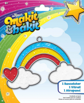 Makit & Bakit Suncatcher: Rainbow with Clouds