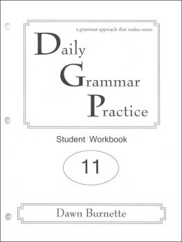 Daily Grammar Practice Student Workbook Grade 11
