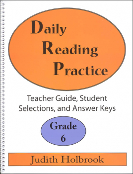 Daily Reading Practice Teacher Guide Grade 6