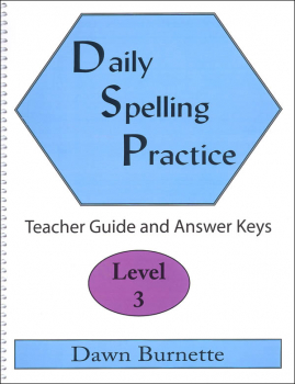 Daily Spelling Practice Level 3 Teacher Guide