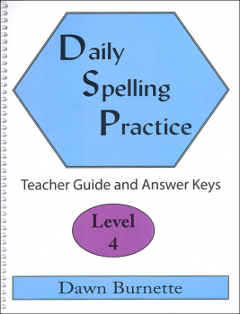 Daily Spelling Practice Level 4 Teacher Guide