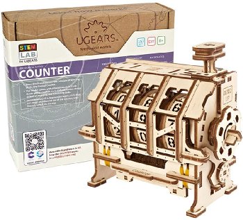 Ugears 3D Wooden Mechanical Model Counter