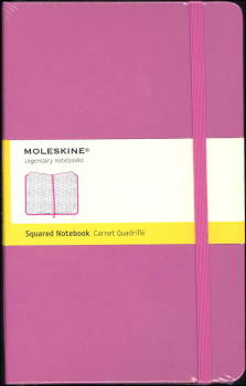 Classic Magenta Hardcover Large Notebook - Squared | Moleskine ...