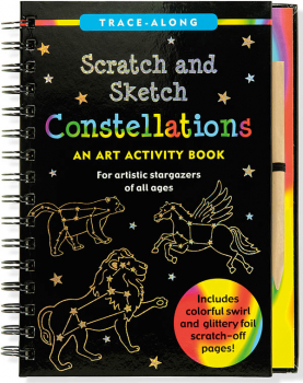 Constellations Scratch and Sketch Trace-Along Activity Book