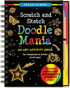 Doodle Mania Scratch and Sketch Trace-Along Activity Book