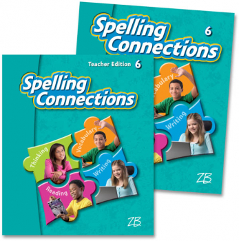 Zaner-Bloser Spelling Connections Grade 6 Home School Bundle - Student Edition/Teacher Edition (2012 edition)