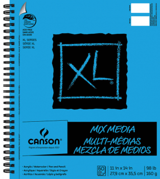 Canson XL Mix Media Pad 11" x 14" (60 Sheets)