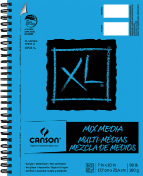 Canson XL Mix Media Pad 7" x 10" (60 Sheets)