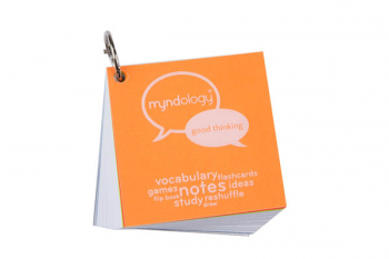 Study Cards Ringed - Note Size (White)