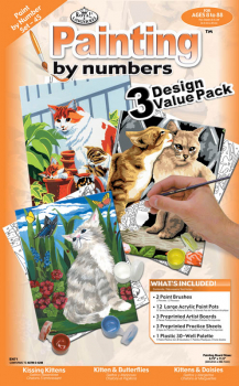Painting By Numbers - Junior Small Cats (3 Design Value Pack)