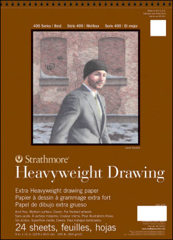 Strathmore Heavyweight Drawing Pad 9" x 12" (24 sheets)