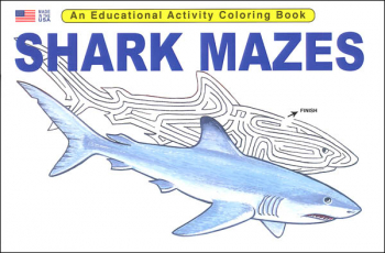 Shark Mazes Activity Book