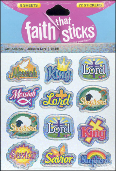 Jesus Is Lord Stickers (Faith That Sticks)