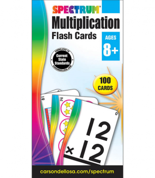 Spectrum Flash Cards Multiplication (100 cards)