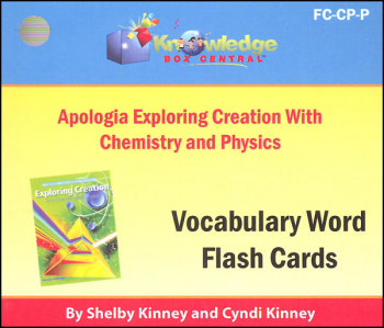 Apologia Exploring Creation with Chemistry & Physics Vocabulary Flashcards (Printed)