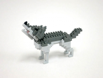 Nanoblock - Gray Wolf Mini (130+ Pieces)